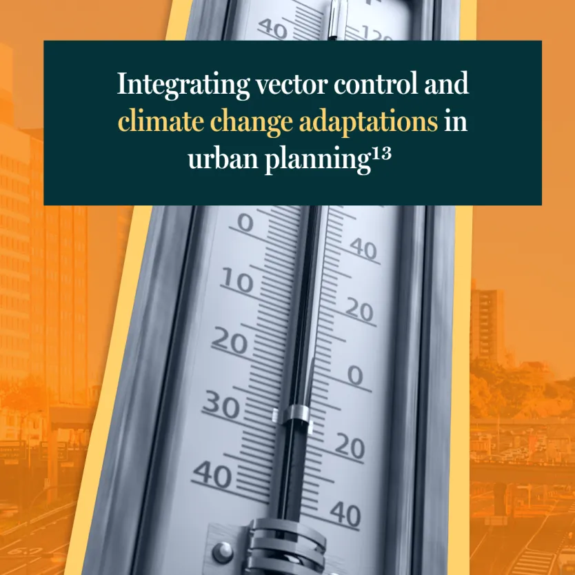 Integrating dengue prevention and climate change adaptations in urban planning