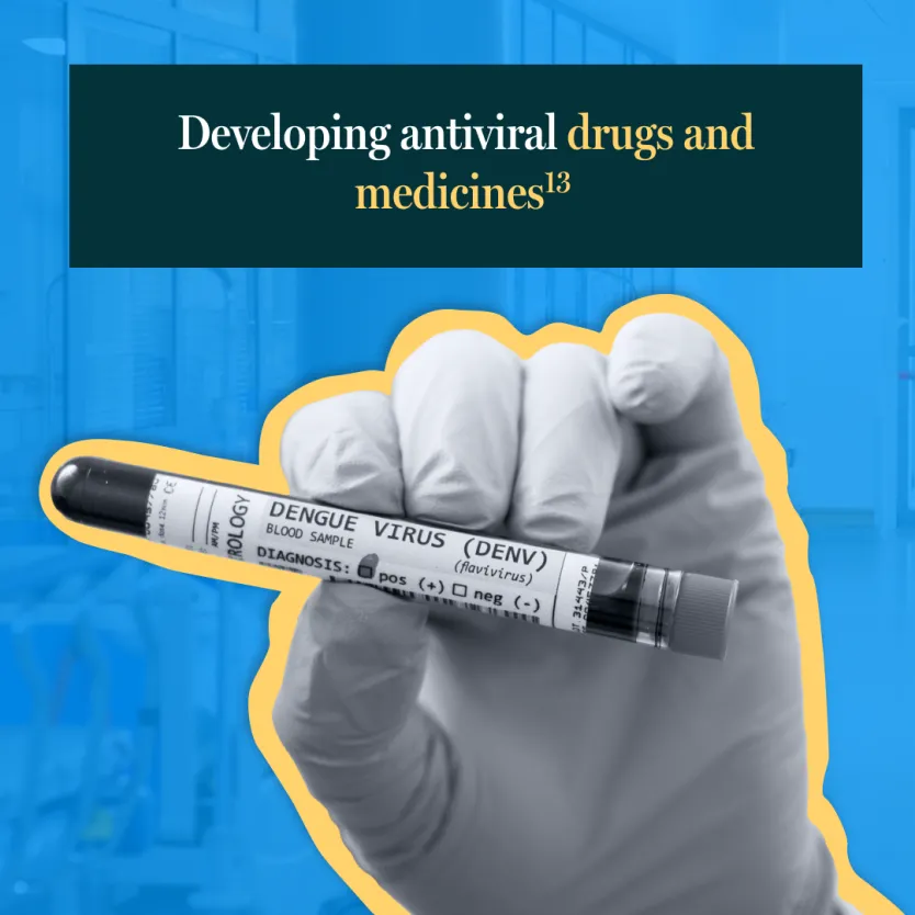 Developing technologies such as vaccines