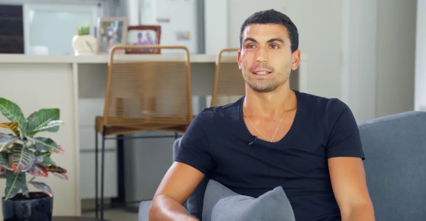 Kevin describing how dengue affected his daily life and recovery time